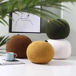 Pillow 2023 Ball Throw Circle Velvet Soft Sofa Bedroom Floating Window Bed Decoration Children's Toy