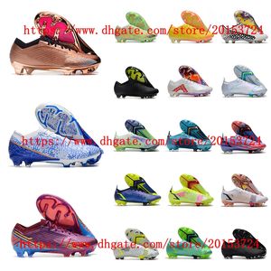 Herren-Fußballschuhe Mercurial XV Elite FG Stollen Fußballschuhe Turnschuhe Gold