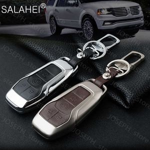 Key Rings Car Styling Key Cover Case keychain Protection Bag For Lincoln MKZ MKC MKX For Ford Fusion Mondeo Mustang F150 Edge Explorer J230413