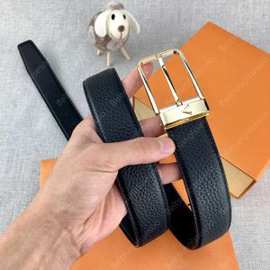 Luxury Lou Belt Mens Designer Belt Black Brown Ceinture Homme Luxe Cowhide Lui Belt Man Leather Strap Fashion V Buckle M6065T M9117Q M9221Q M9383T PONT NEUF