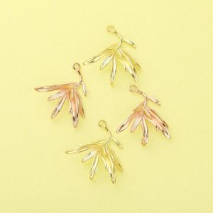 Charms 5Pcs 30MM Tree Branch Pendant Charm Silver Rose Gold Plated Brass Supplies DIY Findings 1800550