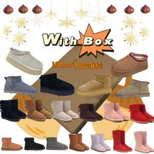 Australien-Stiefel, Designer-Stiefel, Turnschuhe, knöchelkurz, Winterschuhe, dreifach, Schwarz, Kastanie, Lila, Rosa, Marineblau, Grau, klassisch, Damen, Damen, Mädchen, 35–44, mit Box