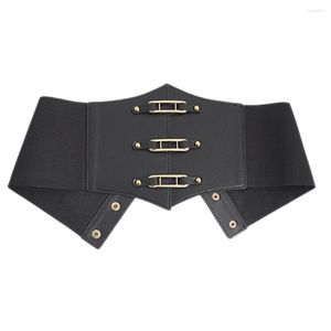 ベルト2023 Sishion Spring Summer Elastic Belt with Metal Buckle for Women Luxury Designer Brand SCM0100