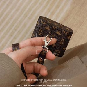 Modedesigner Marke L Leder Airpods Koffer Kopfhörerzubehör für schöne Luxus Apple Airpod 1 2 3 4 5 6 Progeneration Hülle mit Logo Box JS