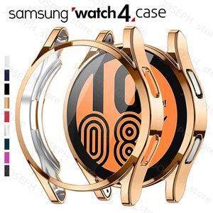 Outros acessórios de moda Caso para Samsung Galaxy Watch 4 44mm 40mm TPU TPU All-Around Bumper Screen Protector Galaxy Watch 4 Cobra acessórios de relógio inteligente J230413