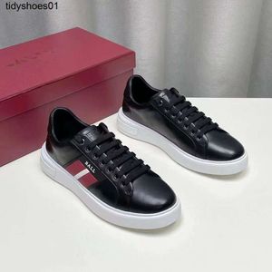 New Sports Casual Ballys Durable and Anti Slip Fashion Men's Single Cowhide Shoes Versatile