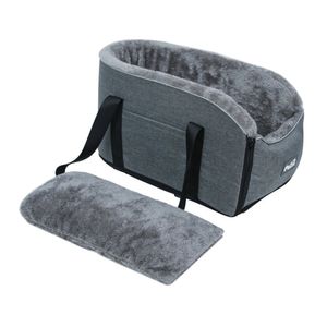 Dog Pet Safety Seat Box Control Console Nest Travel Portable Car ARMREST THICK PLUSH 231110