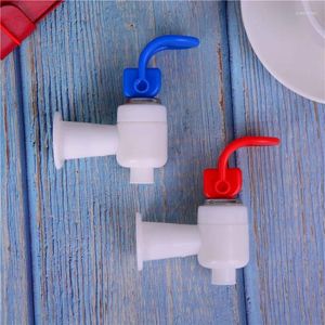 Bathroom Sink Faucets Plastic Push Type Water Dispenser Faucet Tap Replacement Drinking Parts Mouth Hole Dia 16mm