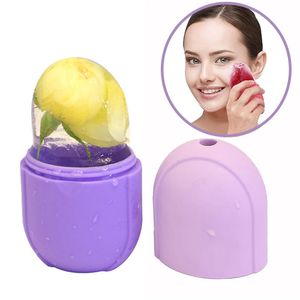 Face Care Devices Skin Beauty Lifting Contouring Tool Silicone Ice Cube Trays Globe Balls Massager Roller Reduce Acne 231113