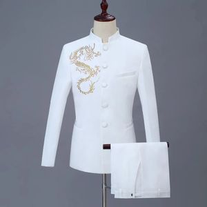 Męskie garnitury Blazers kurtki złota sequnined men blazers w stylu Anglii inteligentny swobodny garnit