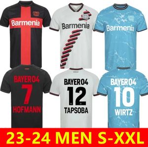 23 24 24 Bayer 04 Koszulki piłkarskie Leverkusen Home Away Away Trzecia 2023 2024 WIRTZ HOFMANN BONIFACE ADLI HLozek Schick Frimpong Grimaldo Tella Football Shirt