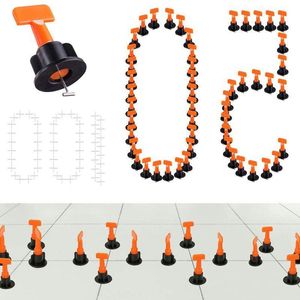 Freeshipping Leveling System Kits 50 Pcs Tile Spacer 100 Pcs Diy Tiles Leveler Spacers With Wrench Reusable Flooring Level Tile Levelle Ngpd