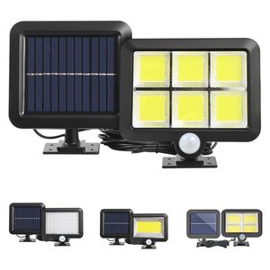 Außenwandleuchten Solar Power LED Wandleuchte, Bewegungssensor Licht Sicherheit Nachtlicht Split Solarpanel Licht für Patio Yard Deck Garage Garten Camping Flutlicht