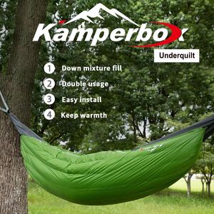 Sleeping Bags Kamperbox Underquilt Bag Down Blanket Hybrid Camping Quilt 231113