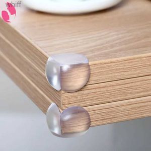 Corner Edge Cushions 4pcs Transparent anti-collision Angle silicone protective cover table glass baby children Corner Edge Guard Cushion baby safetyL231113