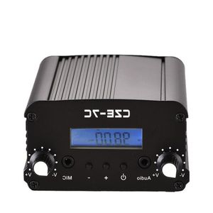 Freeshipping CZE-7C 1W/7W Wireless FM Transmitter PLL Stereo mini radio broadcast 76-108MHz Adjustable Vawlb