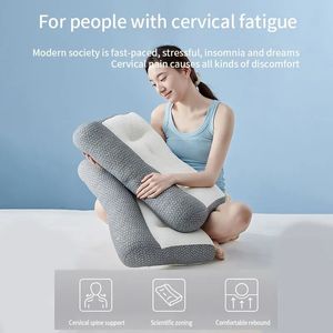 Pillow Traction Cervical Spine Sleep Depth Home Neck Support Reverse Relief 231113