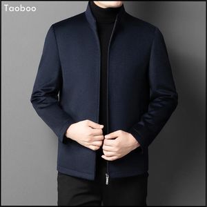 Misturas de lã masculina marca jaqueta de inverno dos homens de alta qualidade blazers de lã negócios casual masculino casaco longo parka para cavalheiro 231113