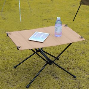 Camp Furniture Outdoor Folding Camping Table Portable Ultralight Aluminium Hiking Climbing Picnic Foldable Desk Fishing BBQ Roll Tables