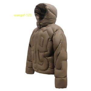 Lulusen Custom Short Down Jackets Streetwear Übergroßer Wintermantel Plus Größe Herren Ente Down Man Pufferjacke mit Kapuze