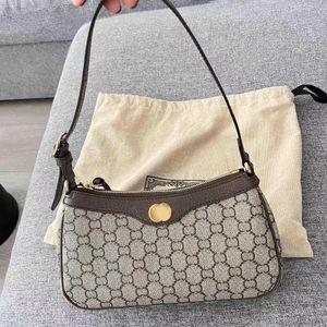 Damska torba pod pachami Double G mini ophidia kwiat prawdziwej skóry crossbody denim pochette płócienna torba męska luksusowa torebka projektant tote łańcuch sprzęgło torby na ramię