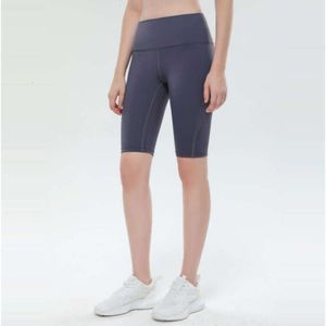 Desginer Aloo Pantaloncini da yoga Originali a vita alta per il sollevamento dell'anca Pantaloncini sportivi da donna Pantaloni attillati per il sollevamento dell'anca Pantaloni da fitness da corsa ad asciugatura rapida 23SS