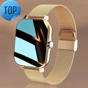 2023 Y13 Smart Watch per uomo donna regalo touch screen completo sport fitness orologi dente blu chiamate Smartwatch digitale orologio da polso