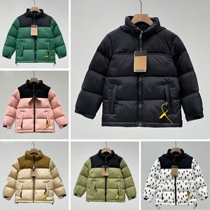 2023 Детское пальто для детей NF Down North, дизайнерская зимняя куртка для мальчиков и девочек, молодежная уличная теплая парка, черные куртки-пуховики, одежда с буквенным принтом, верхняя одежда
