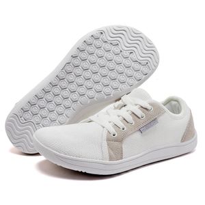 Защитная обувь HOBIBEAR, минималистичная обувь для босиком, унисекс, повседневные беговые кроссовки с широкой подошвой и широким носком, 231113
