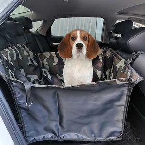 Pet Seat Cover Dog Car Seat Cover för att transportera husdjur för bilstolar hundar Katter Net Back Protector Loading Pad Supplies R231113