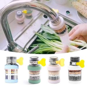 Kitchen Faucets Universal Water Saving Anti-Splash Tap 6-layer Filtration Filter Nozzle Faucet