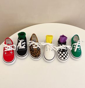 Sneakers Toddler Girl Summer Lace Up Solid Shoes Korean Fashion Board Breattable Canvas 230412