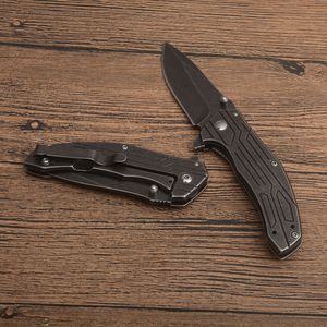 Top Quality KS1346 Flipper Folding Knife 8Cr13Mov Stone Wash Blade Stainless Steel Handle EDC Pocket knives with Retail Box