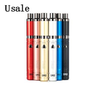 380MAHバッテリークォーツデュアルコイル気化器キット3電圧レベルVAPEペン100％本物のYoCan Armor Waxキット