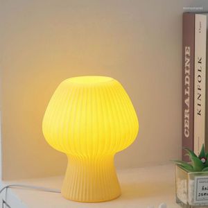 Bordslampor Led Lamp Korean insatmosfär Nattljus 3 Färg Stepless Dimning för skrivbord Heminredning Studie Living Bedroom Bedside