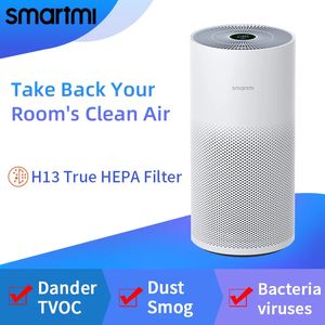 Air Purifiers Smartmi HEPA Air Purifier KQJHQ01ZM for Home Smart Air Cleaner CADR 400m³ h Remove Pet Odor Smoke Dust TVOC Pollen PM2.5 231113
