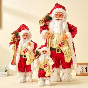 Noel Süslemeleri 60cm Büyük Noel Baba Bebek Noel Süslemeleri Yıl Ev Odası Dekorasyon Çocuk Hediye Navidad Noel Ağacı Süsleri 231109