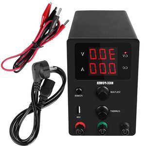 New USB DC Laboratory 60V 5A Regulated Lab Power Supply Adjustable 30V 10A Voltage Regulator Stabilizer Switching Bench Source Energy M Cdjc