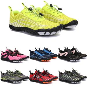 2021 Four Seasons Five Fingers Sports shoes Mountaineering Net Extreme Simple Running, Cycling, Hiking, green pink black Rock Climbing 35-45 ninety one