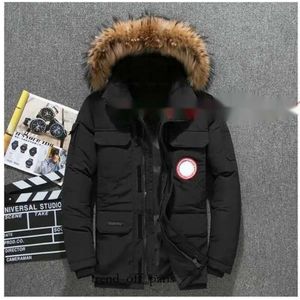 Canda Ganso Jaqueta Masculina Down Parkas Mulheres e Comprimento Médio Inverno Novo Estilo Canadense Superou Amantes Roupas de Trabalho Grosso 2619