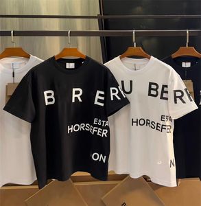 Luxuriöses Herren-Designer-Buchstaben-Mode-Druck, modisches Herren-Street-Hip-Kurzarm-Top, Verkauf, Herrengröße