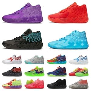 Med Box Rick Basketball Shoes Lamelo Ball MB.01 Black Buzz City Galaxy 1 Inte härifrån Purple Queen City Unc Rock Ridge Red Designer Sneakers T T