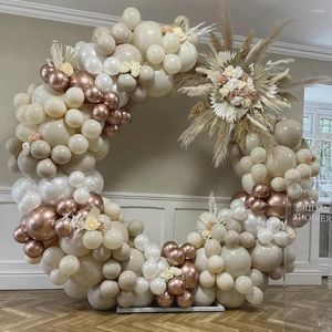 Party Decoration Wedding Balloon Garland Arch Kit Boy Girl Birthday Decorations Brown Beige For Bridal Baby Shower Engagement Anniversary