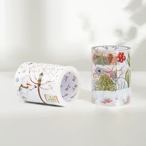 Window Stickers INS Winter Christmas Season Floral Special Oil PET Washi Tapes Craft Supplies DIY Scrapbooking Card Making Decor 231110