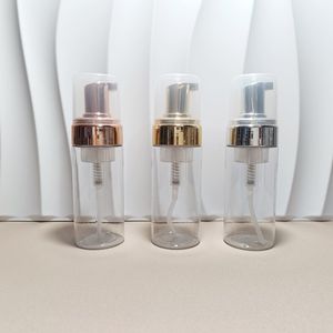 空の100ml 150ml 200 ml丸い透明なフォームボトル発泡ソープポンプディスペンサーボトルシャンプーシャワーハンドソープ用