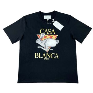 Casa Blanca Men Designer Shorts Casa Black Yellow Graphic Tee Summer Men T-Shirt Casablanc Shirt Men Designer Tee Shirt Fashion Printing Casual T-Shirt Cotton 126