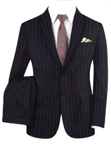Men's Suits Stripe Two Buttons Suit Pieces Notch Lapel Tuxedos For Leisure/Dinner