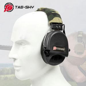 Fone de ouvido tático tacsky sordin versão ipsc, proteção auditiva, airsoft, tiro, caça eletrônico 231113