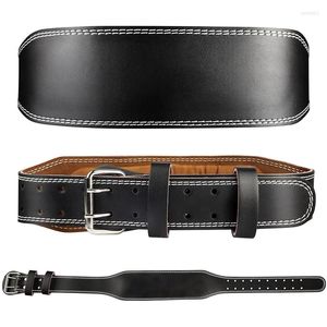 Waist Support Leather Weight Lifting Belt Lumbar Back Powerlifting Heavy Duty Workout Belts For Bodybuilding Barbell Dumbbell