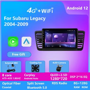 Android Video Araba Oyuncu Dokunmatik Ekran USB BT WiFi Mirror Link Araba Radyo Araba Oynatıcısı Android 2 Din Subaru Legacy 2004-2009